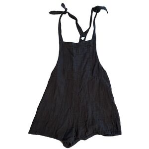Aerie Black (Dark Grey) Overall Romper